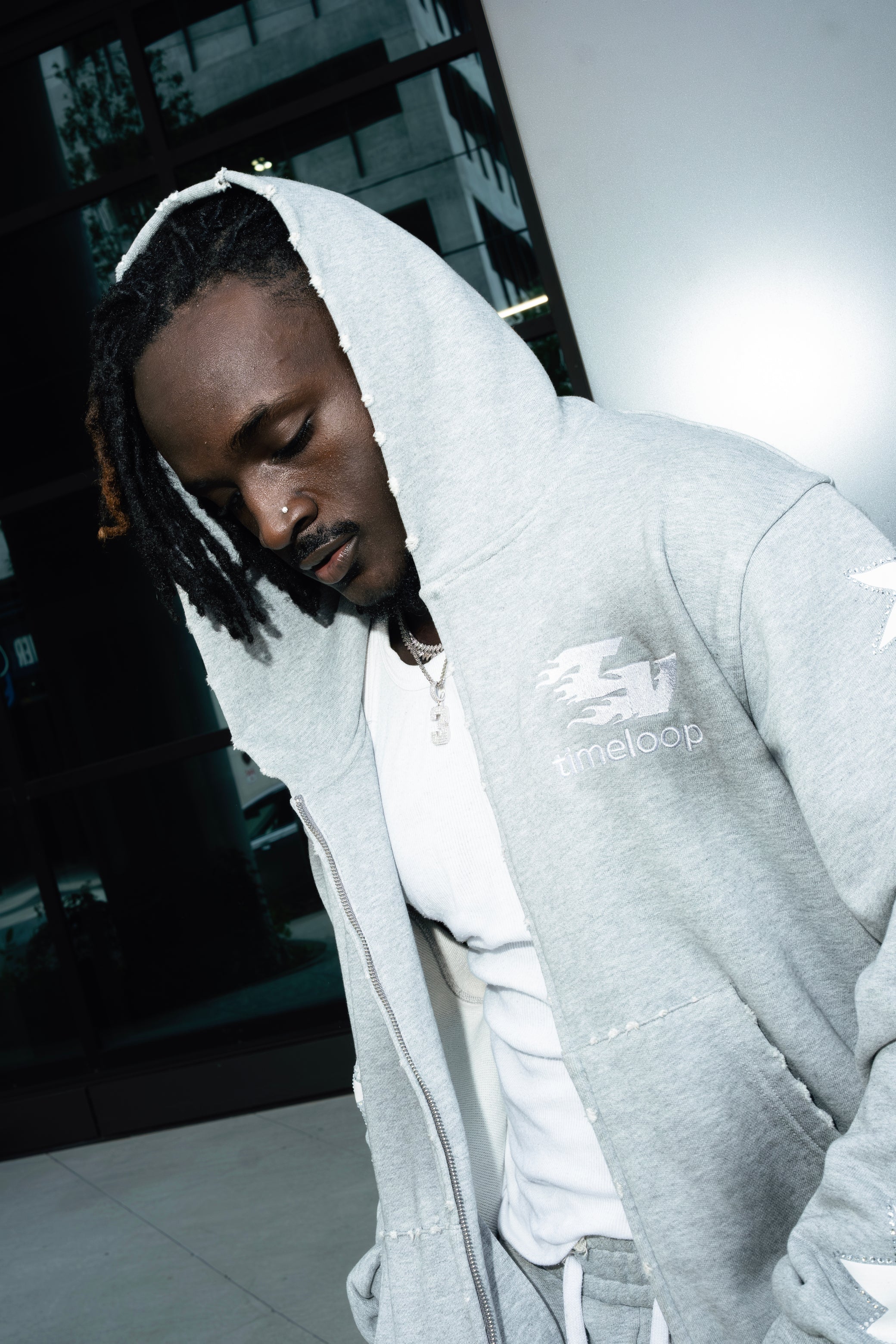 RHINESTONE STAR ZIPUP