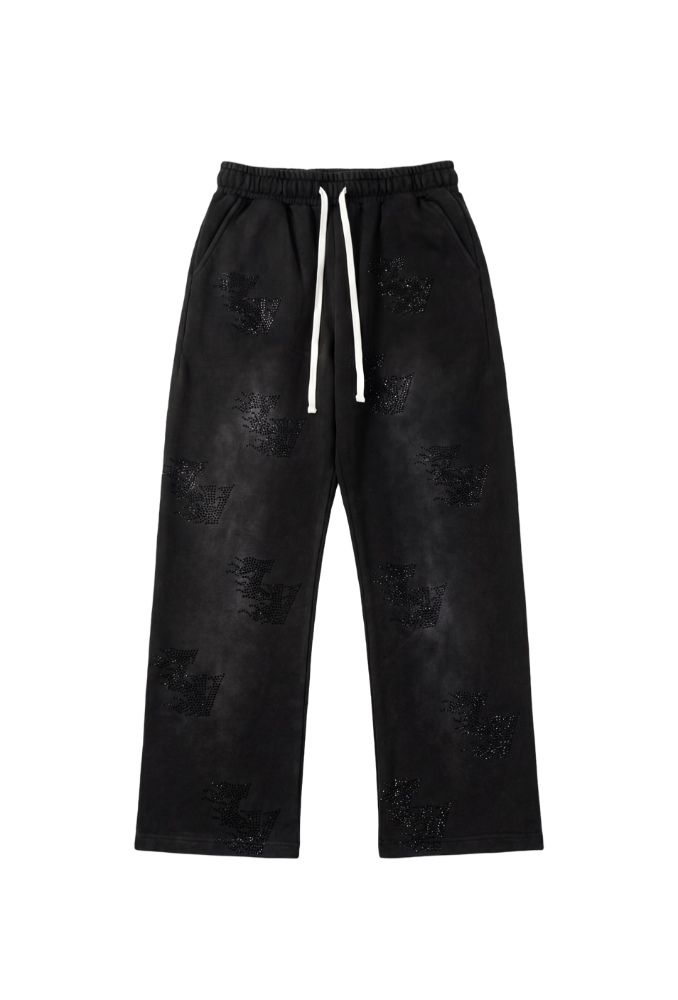 RHINESTONE LOGO SWEATS