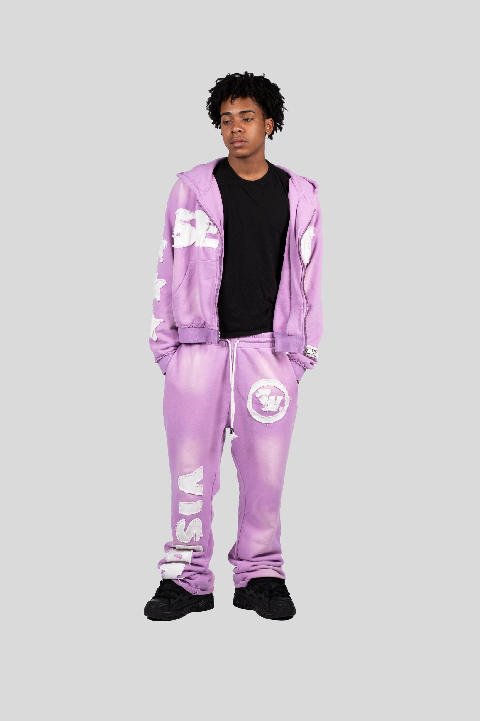 time loop visionz セットアップ amiri purple VISIONZ SWEATS