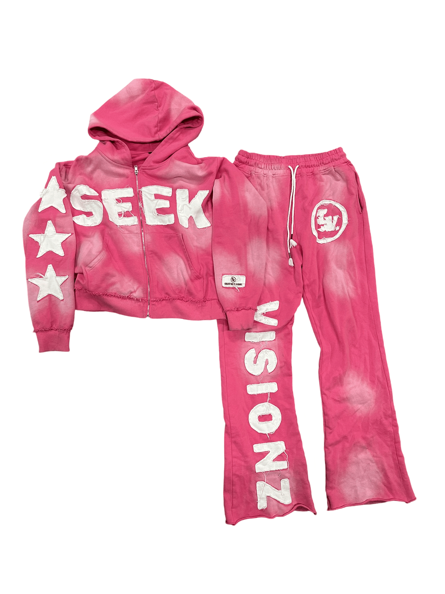 OFF PINK "SEEK VISIONZ" SET - Timeloop Visionz