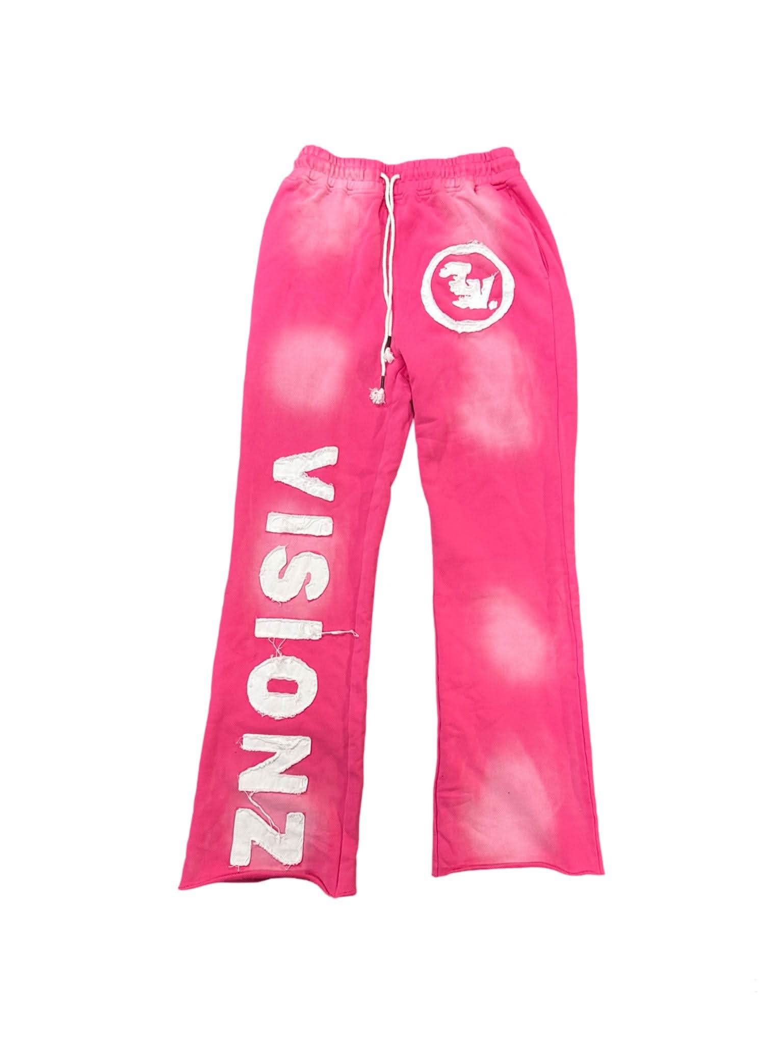 OFF PINK "VISIONZ" SWEATS - Timeloop Visionz