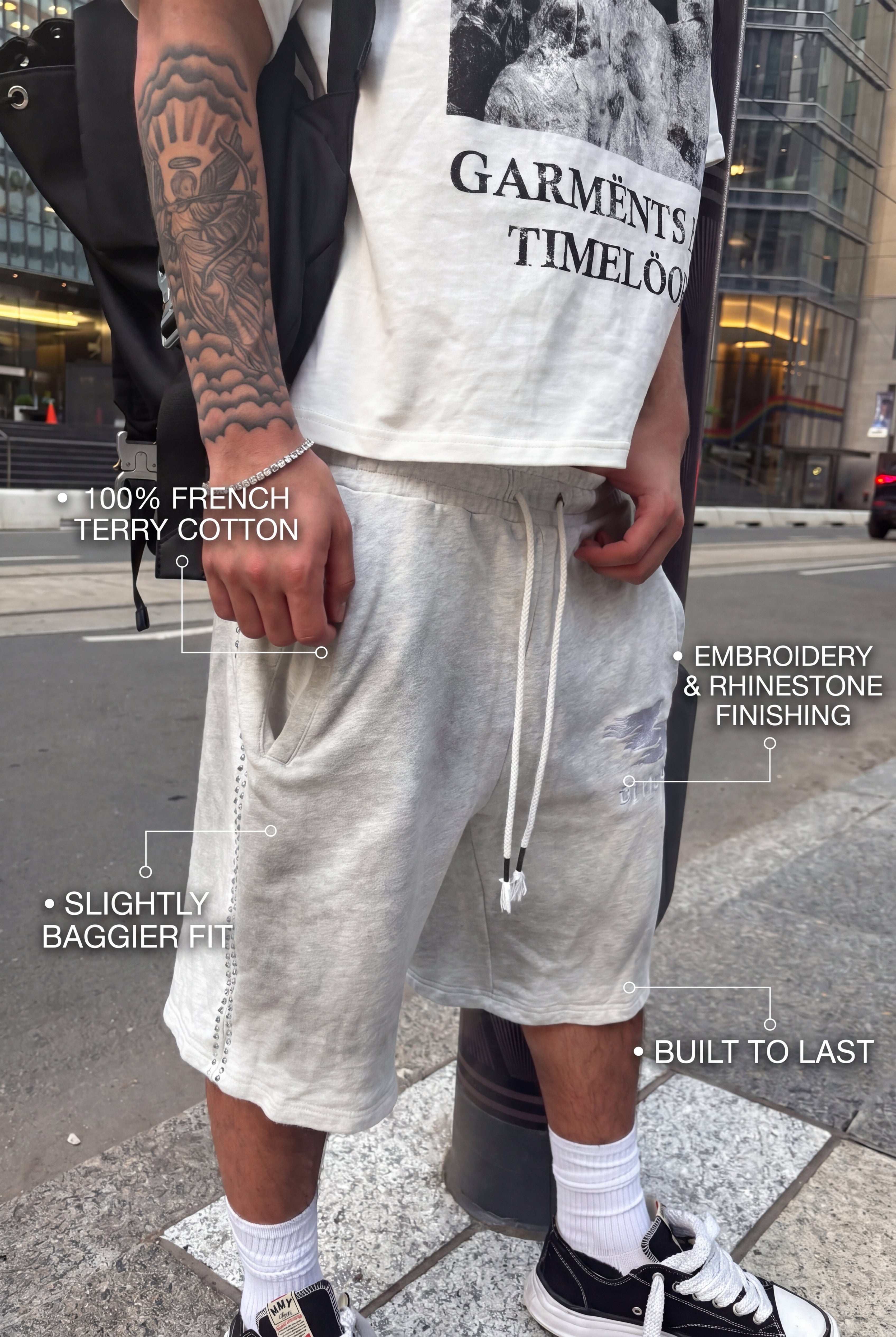RHINESTONE SHORTS