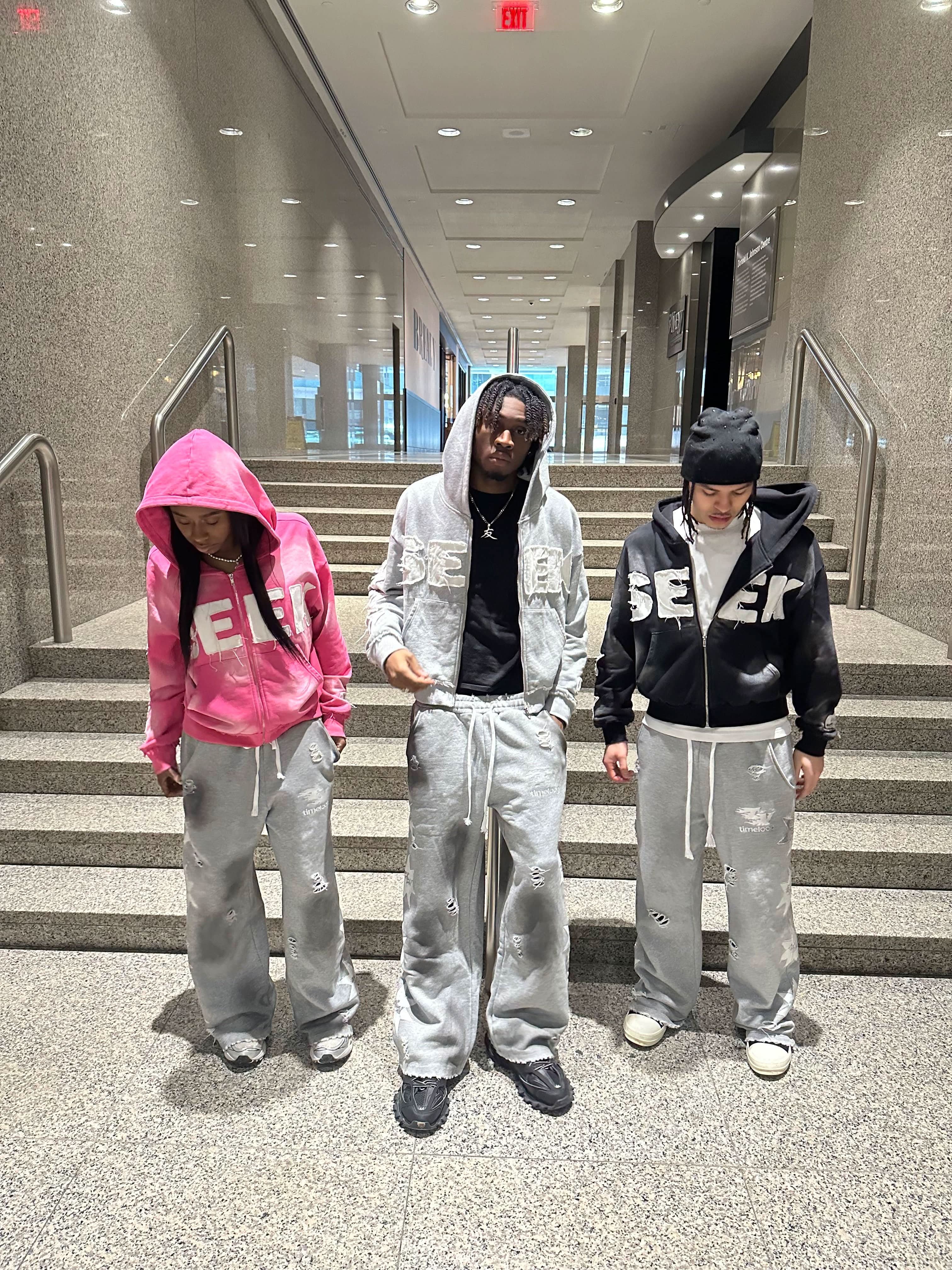 "RHINESTONE" DIRTY SWEATS - Timeloop Visionz