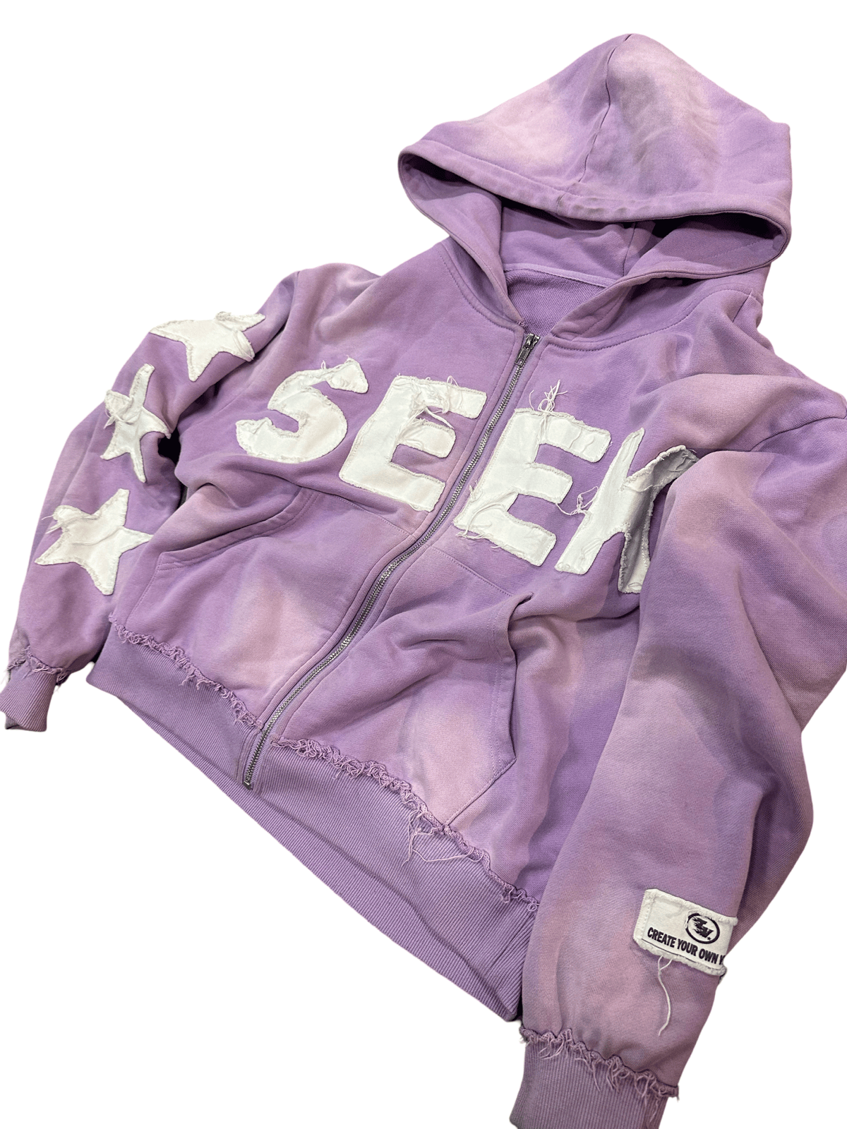 LAVENDER "SEEK" ZIP UP - Timeloop Visionz