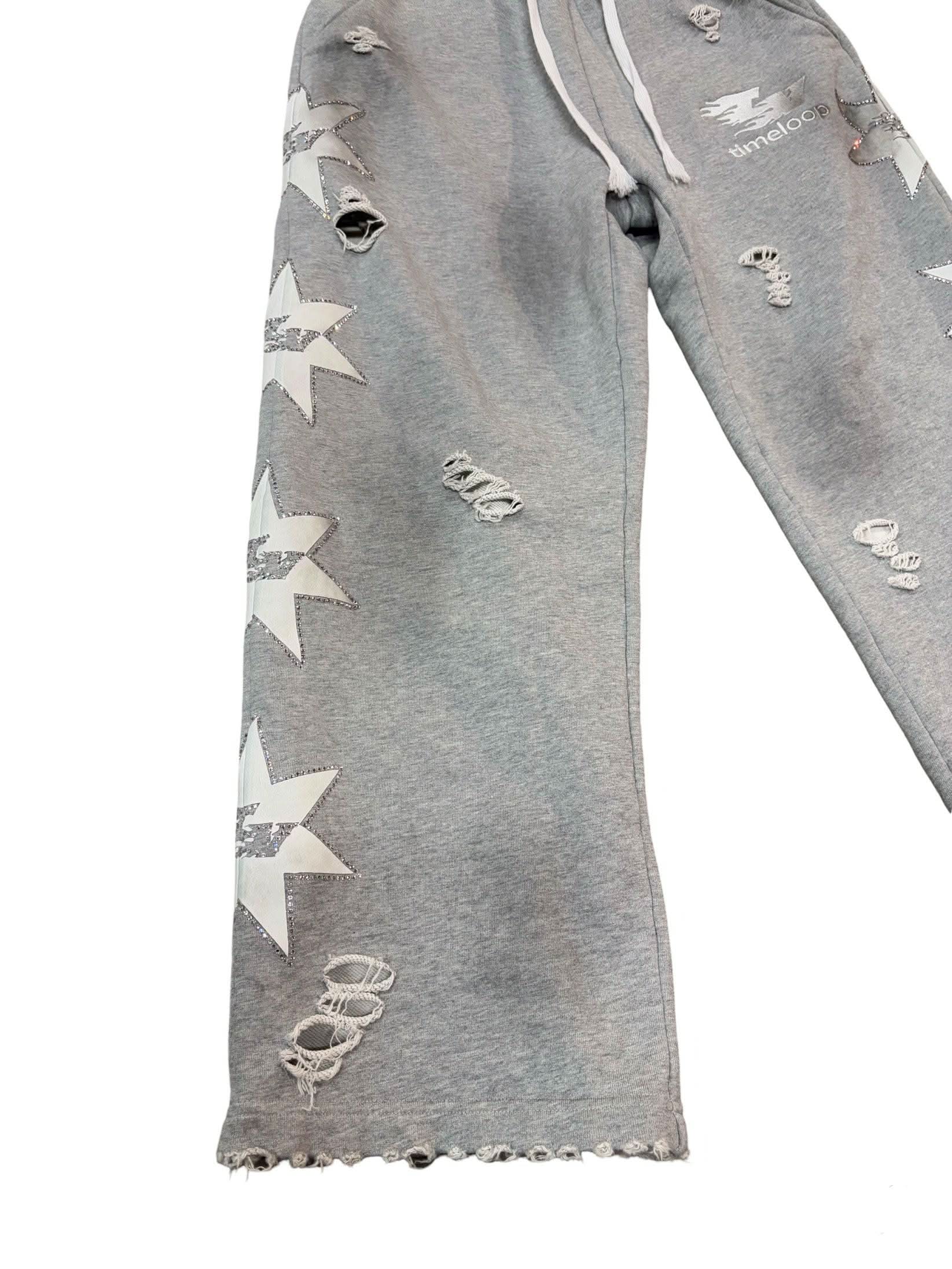 "RHINESTONE" DIRTY SWEATS - Timeloop Visionz